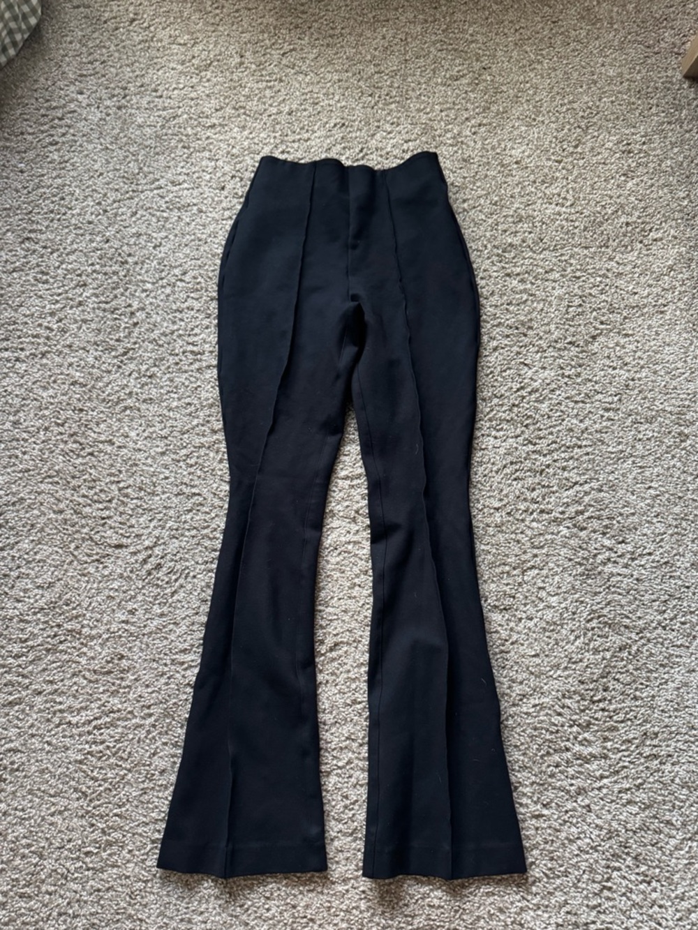 SPANX Supersmooth Perfect Fit Ponte Micro Flare Pant Black XS